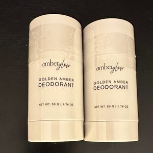 2 Amber Glow Golden Amber Deodorant Sticks
